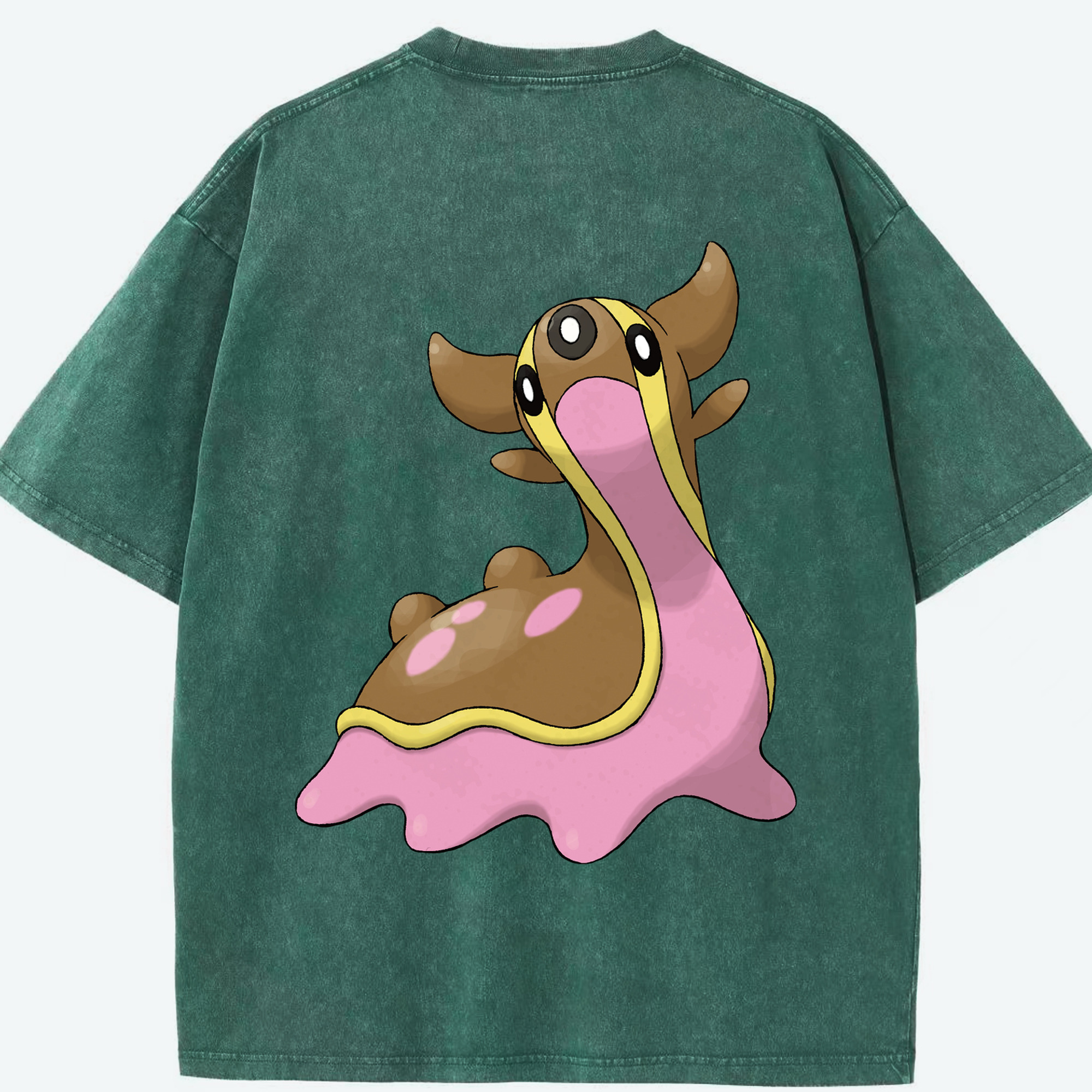 （画像用） ポケットモンスター Pokémon 綿100% ヴィンテージ風 半袖Tシャツ（背面プリント）